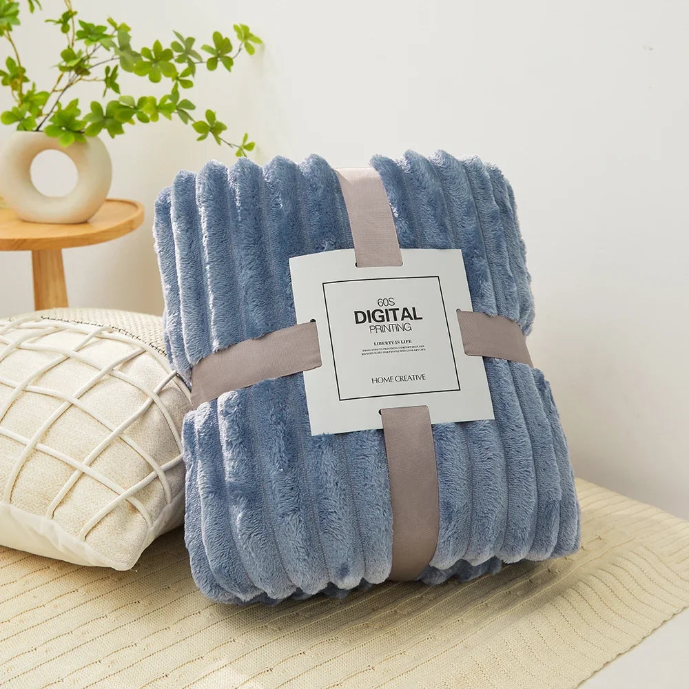 Luxuriöse Flauschige Korallen-Samt-Decke