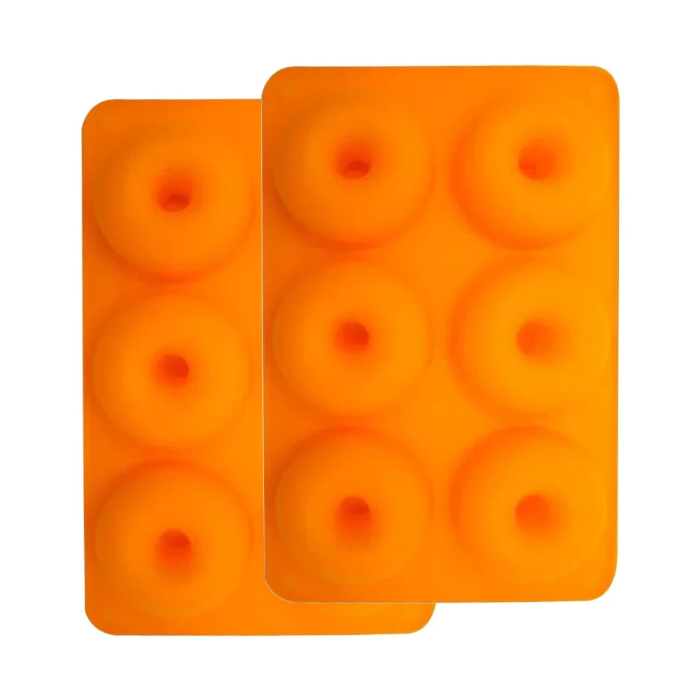 6 Donut-Silikon-Mulden