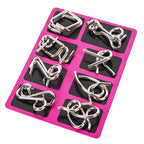 8er-Set Metall-Knobelspiele