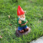 Humorvolle Gartenfigur