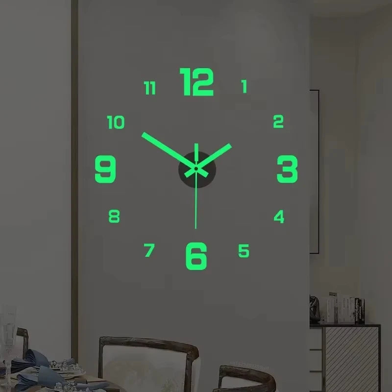 Moderne 3D Wanduhr aus Acryl
