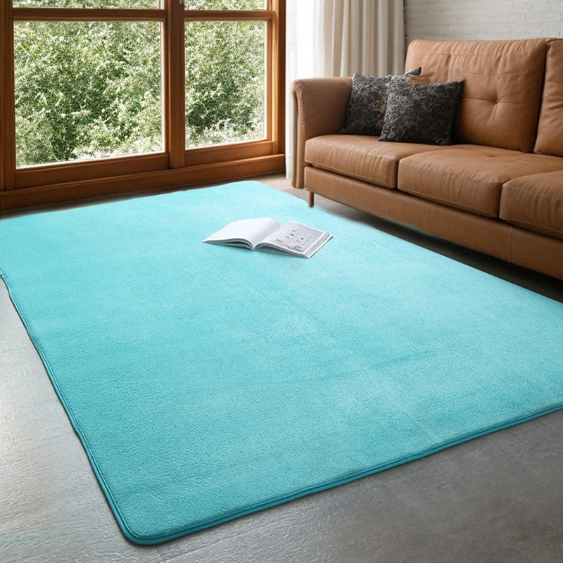 VIKAMA Modern Coral Velvet Teppich
