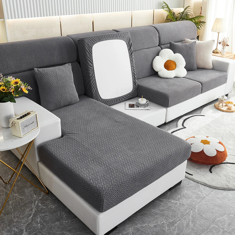 Eleganter Jacquard-Sofaüberzug