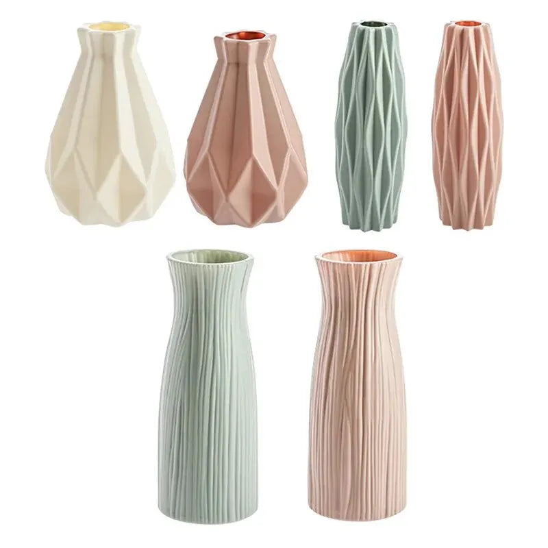 Moderner Kunststoff-Blumenvase