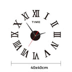 3D Acrylic Wall Clock mit römischen Ziffern