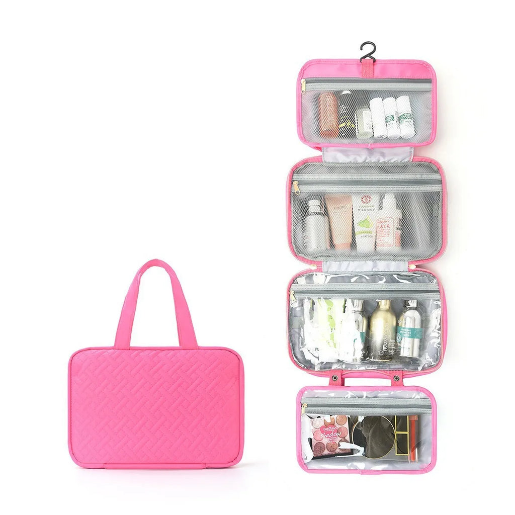 Praktisches 4-Fach Kosmetiktäschchen