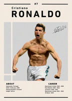 Hochwertiges Ronaldo Canvas-Poster
