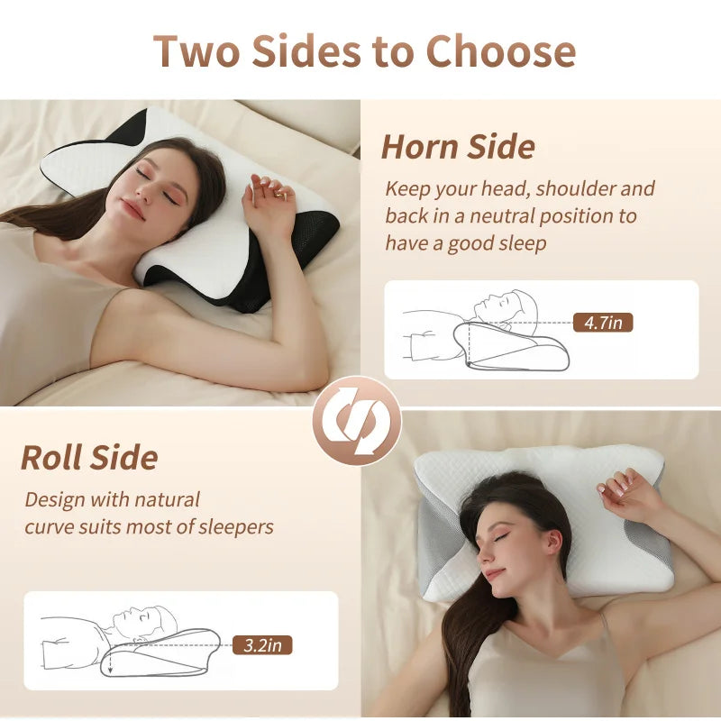 Ergonomisches Memory-Foam-Nackenkissen