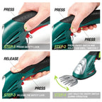 POSENPRO 2-in-1 Akku-Grasschere und Heckenschere