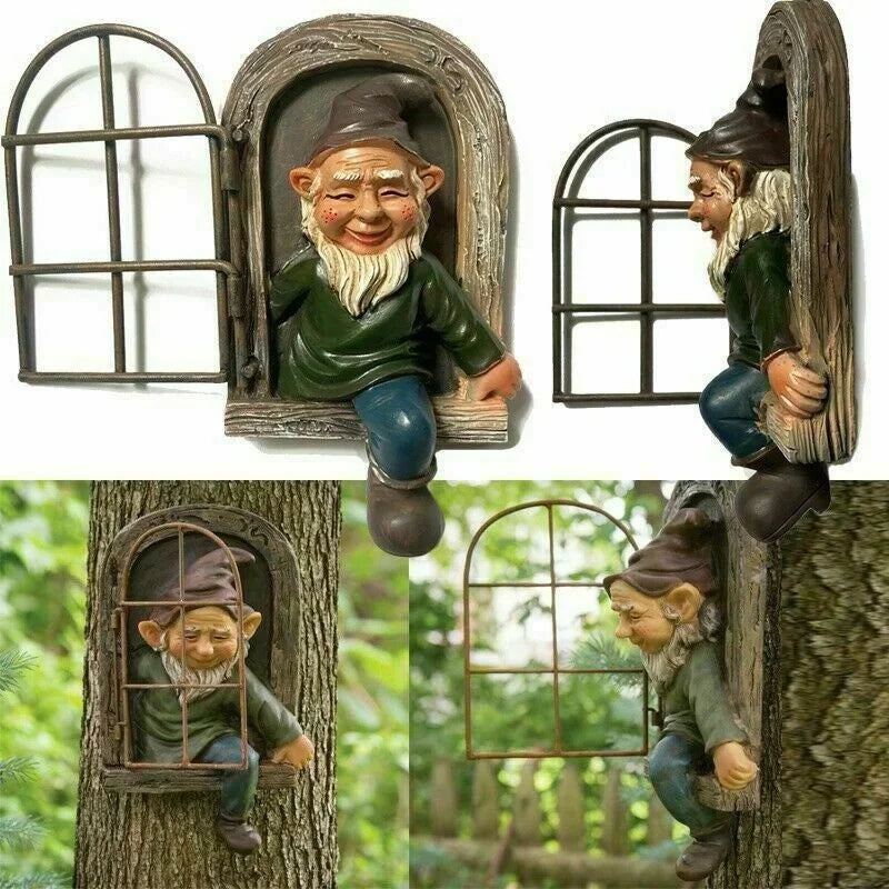 Frecher Gartenzwerg aus Harz