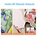 Kreatives Watercolor-Lesezeichen-Set