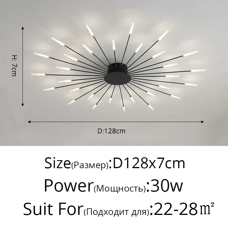 Elegante LED-Deckenleuchte