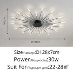 Elegante LED-Deckenleuchte