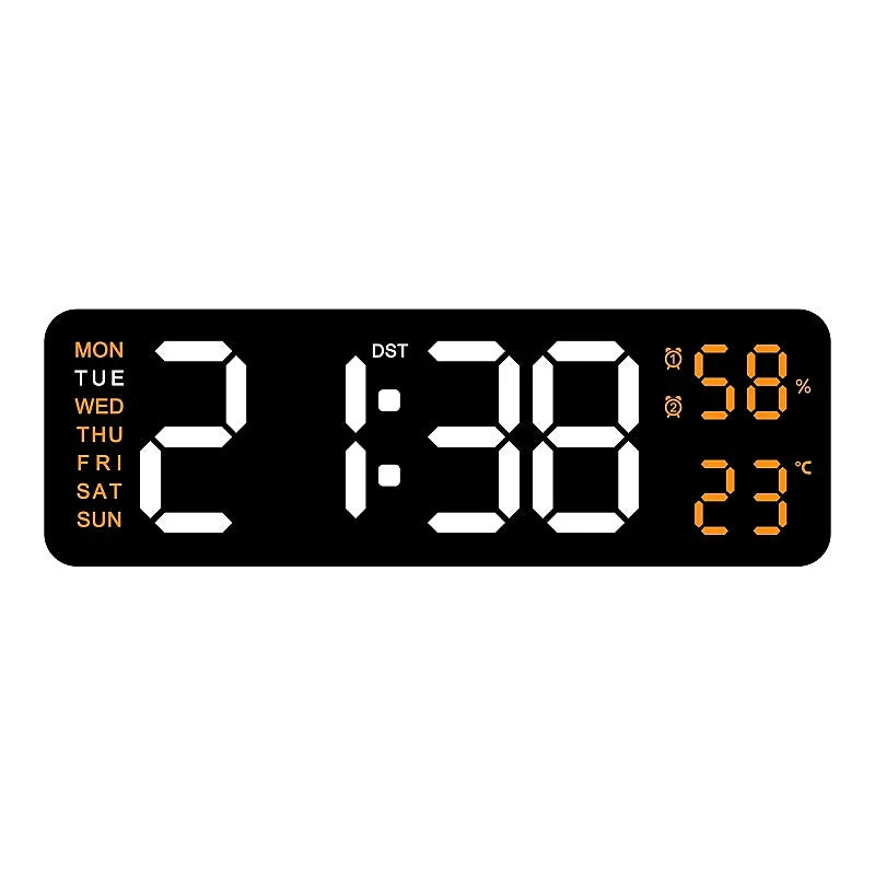 9-Zoll digitale LED-Wanduhr