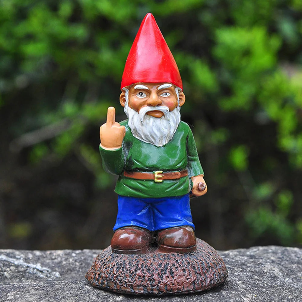 Humorvolle Gartenfigur