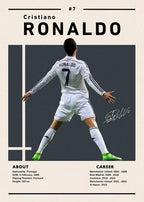 Hochwertiges Ronaldo Canvas-Poster