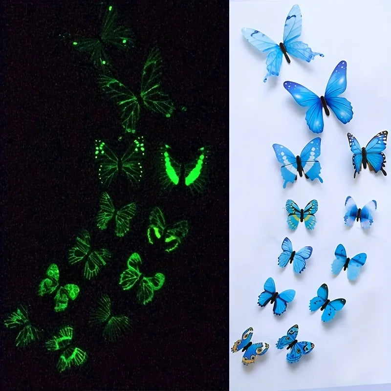 3D Schmetterlinge Wandaufkleber