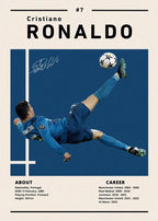 Hochwertiges Ronaldo Canvas-Poster