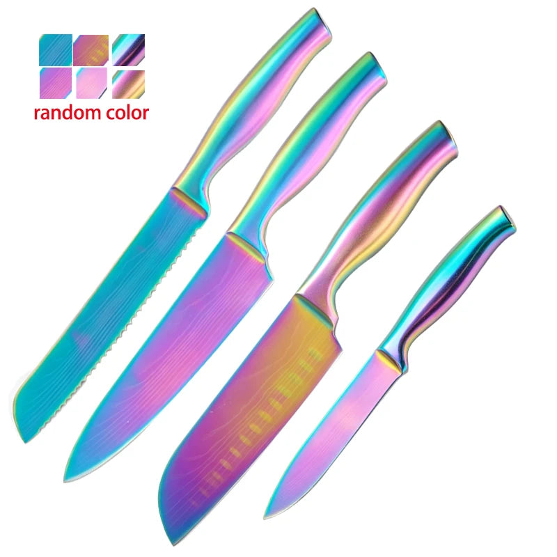 BAFENGS Rainbow Knife Set