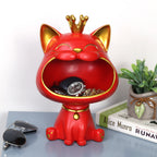 Charmante Glückskatzenfigur