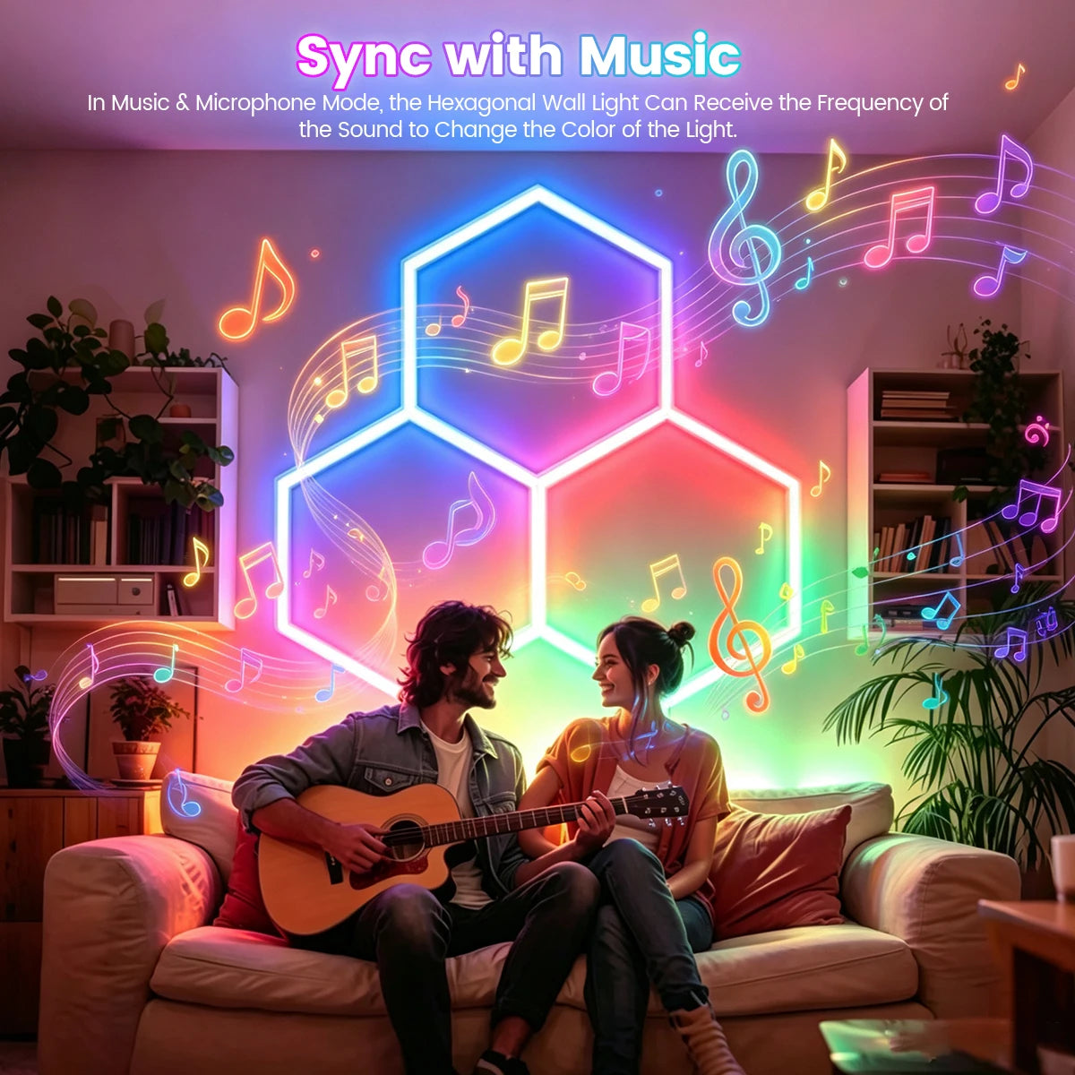 Smart RGB Hexagonal Panels