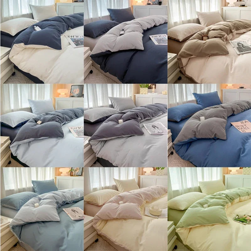 Parure de lit luxueuse 4 pièces