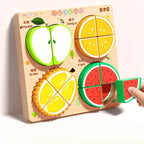 Montessori Cartoon 3D Wooden Puzzle