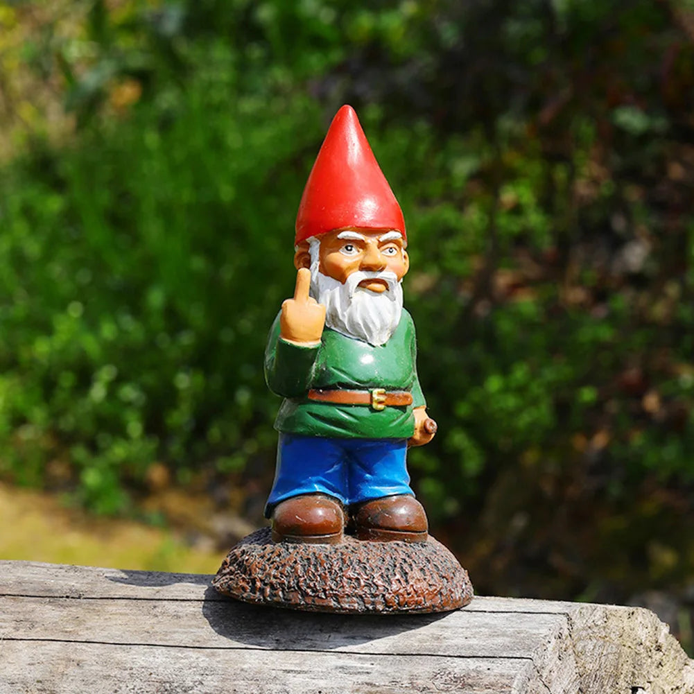 Humorvolle Gartenfigur