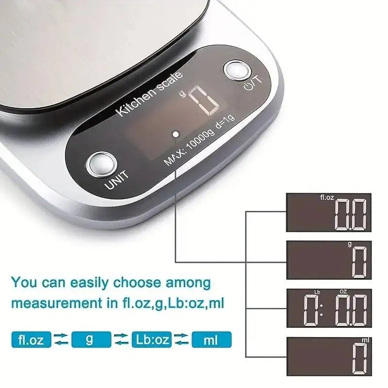 Hochpräzisions-Küchenwaage 10kg