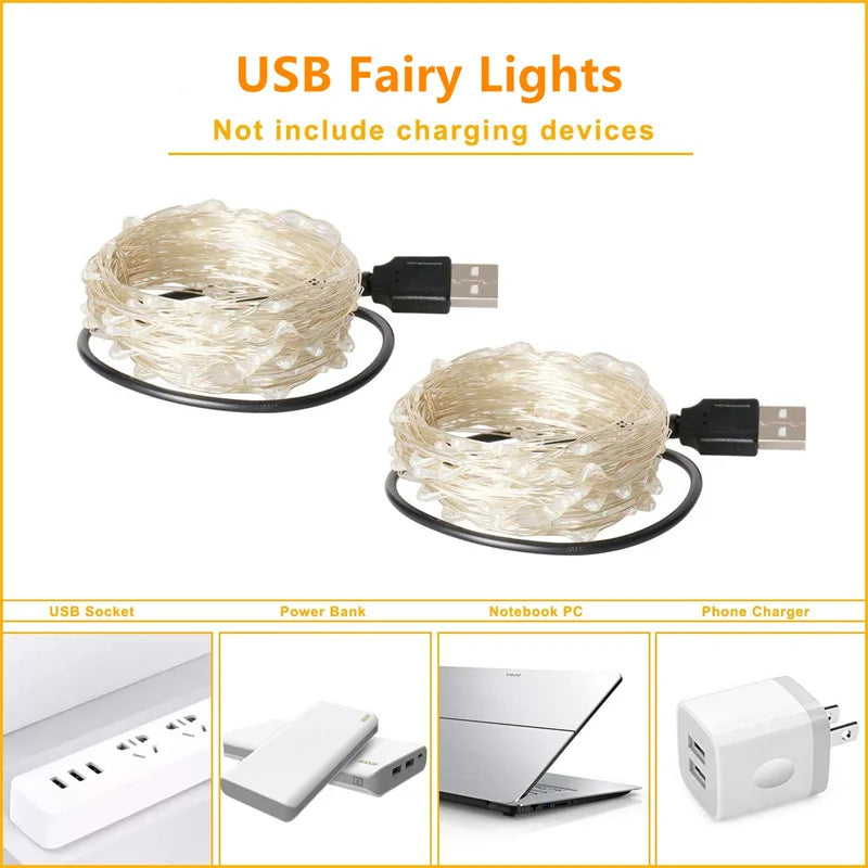 USB-LED-Lichterkette