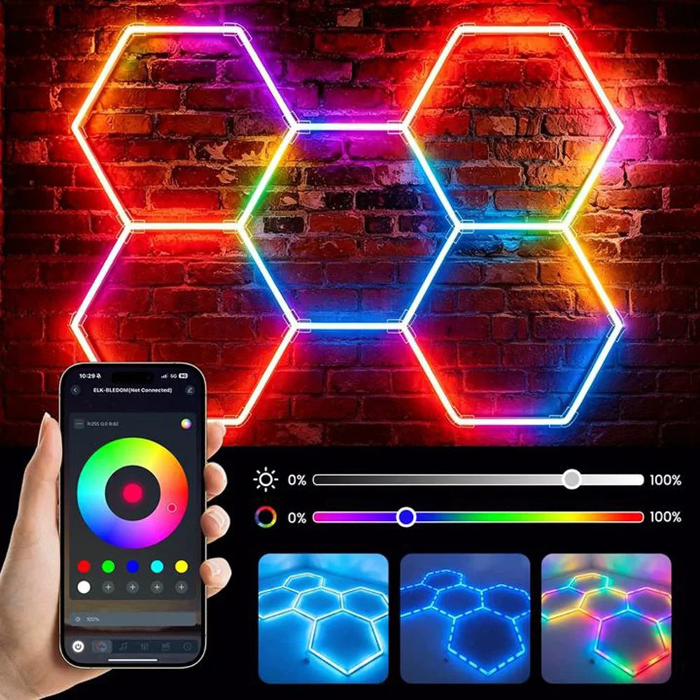 Smart RGB Hexagonal Panels