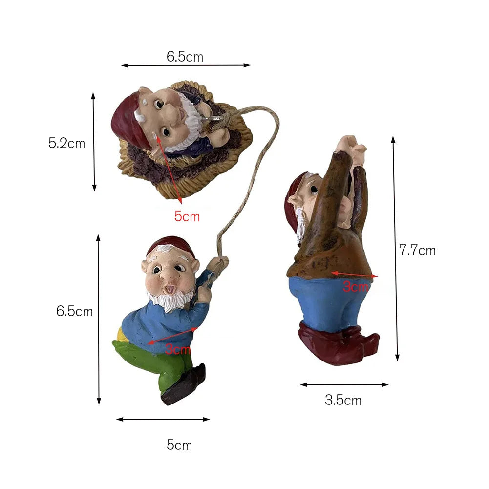 Humorvolle Gartenfigur