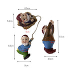 Humorvolle Gartenfigur