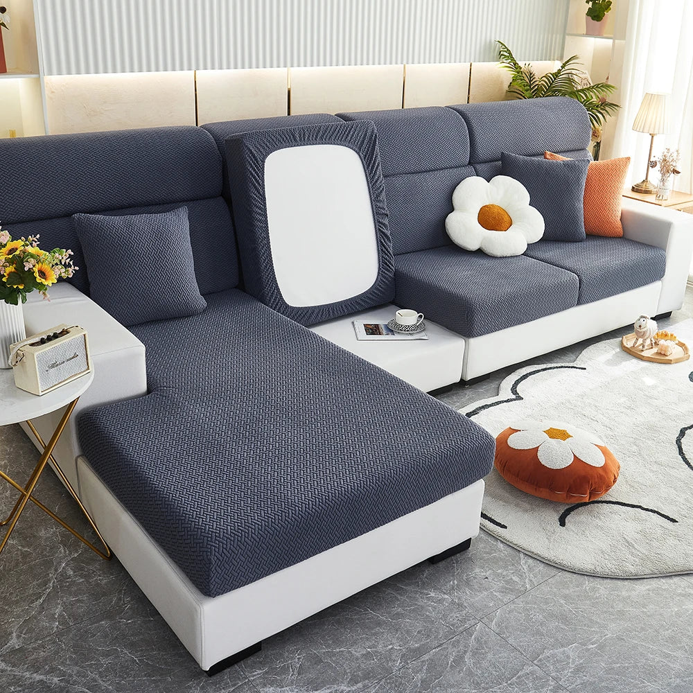 Eleganter Jacquard-Sofaüberzug