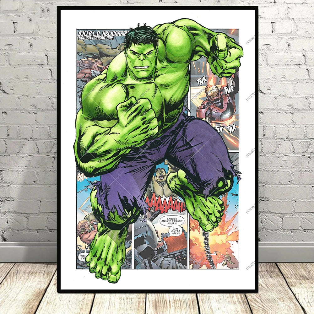 Wunderschöne Marvel Avengers Leinwand