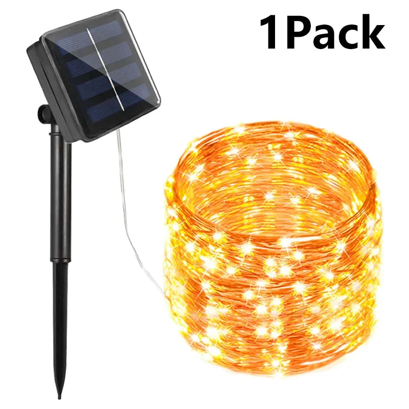 Hochwertige LED Solar Lichterkette