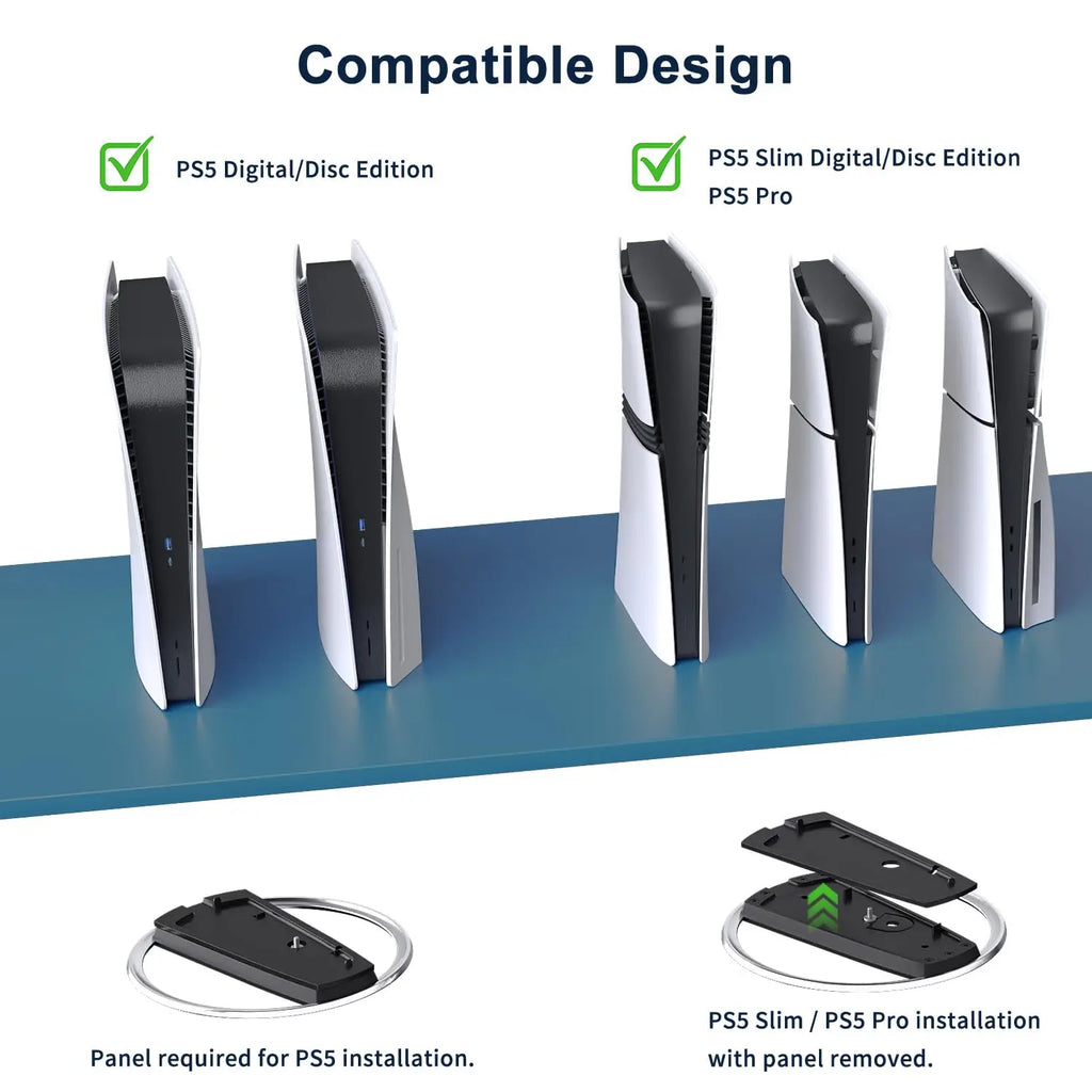 Stabiler Vertical Stand für PS5, PS5 Slim und PS5 Pro