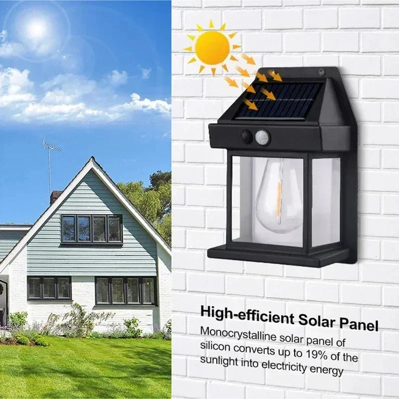 Solar-Wandleuchte