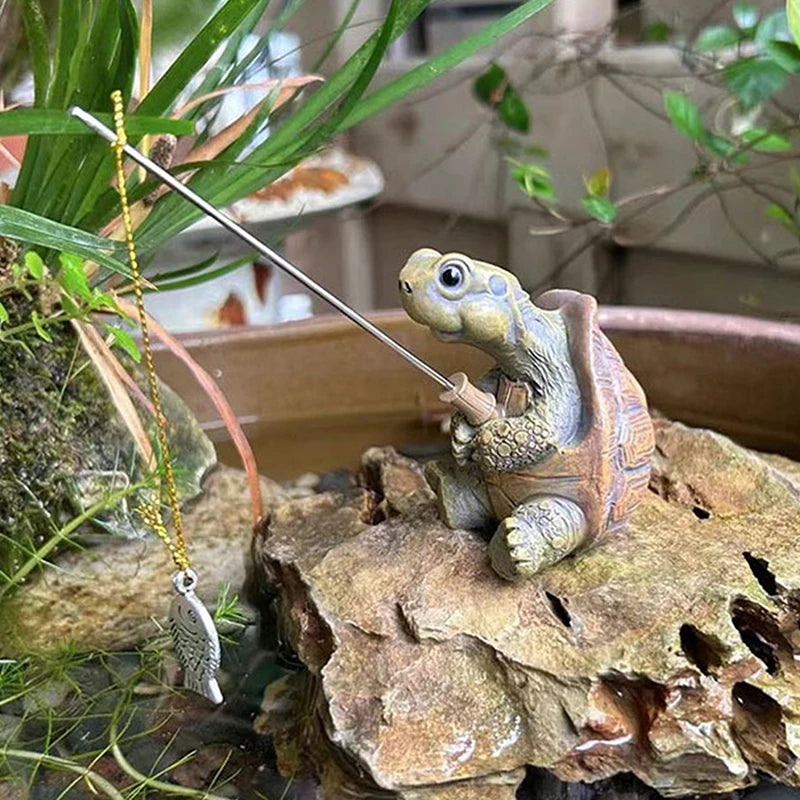 Charmante Schildkröten-Figur