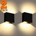 Boxförmige LED-Wandleuchte