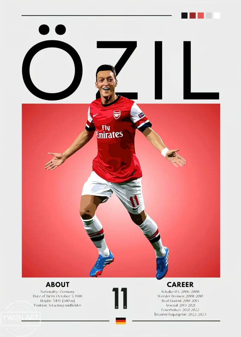 Modernes Fußball-Poster