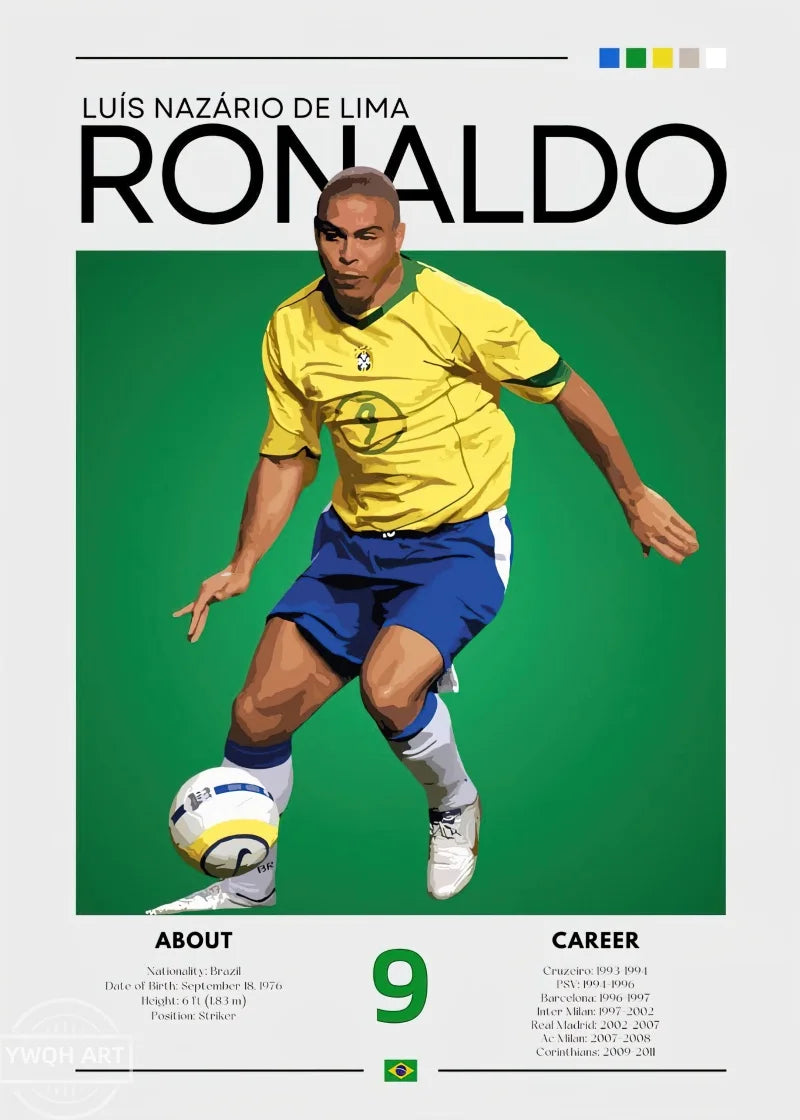 Modernes Fußball-Poster