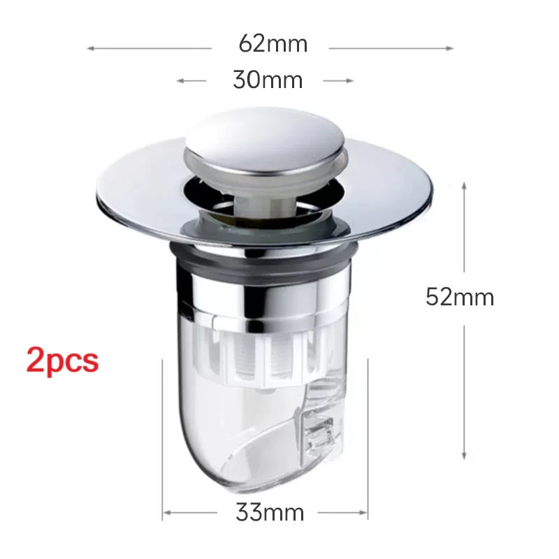 Universal Basin Pop-up Drain Filter