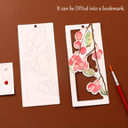 Kreatives Watercolor-Lesezeichen-Set