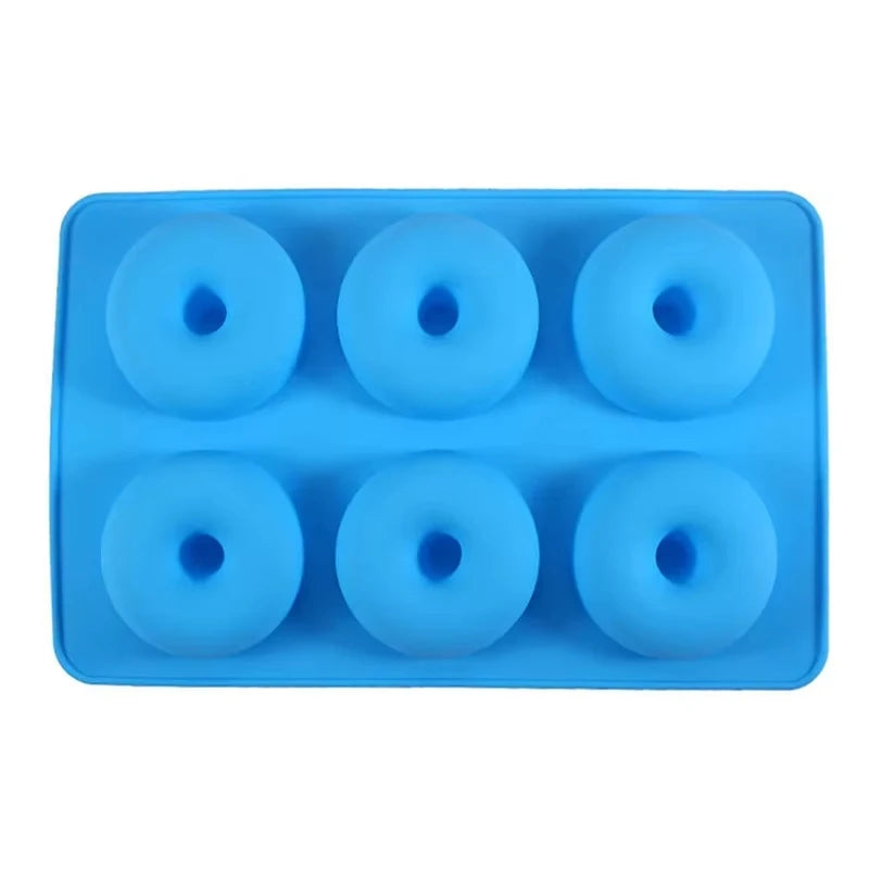 6 Donut-Silikon-Mulden