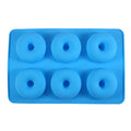 6 Donut-Silikon-Mulden