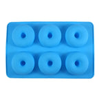 6 Donut-Silikon-Mulden