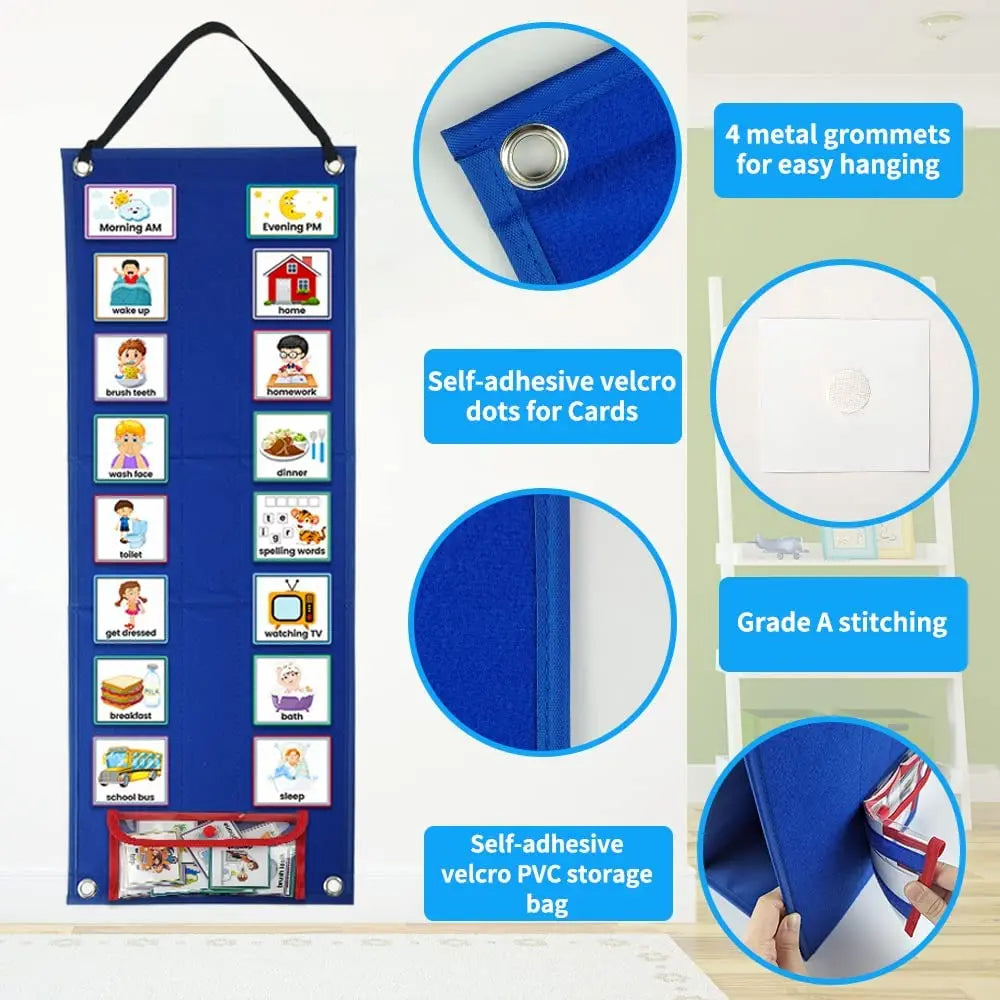 Visuelles Tagesablauf-Plan für Kinder