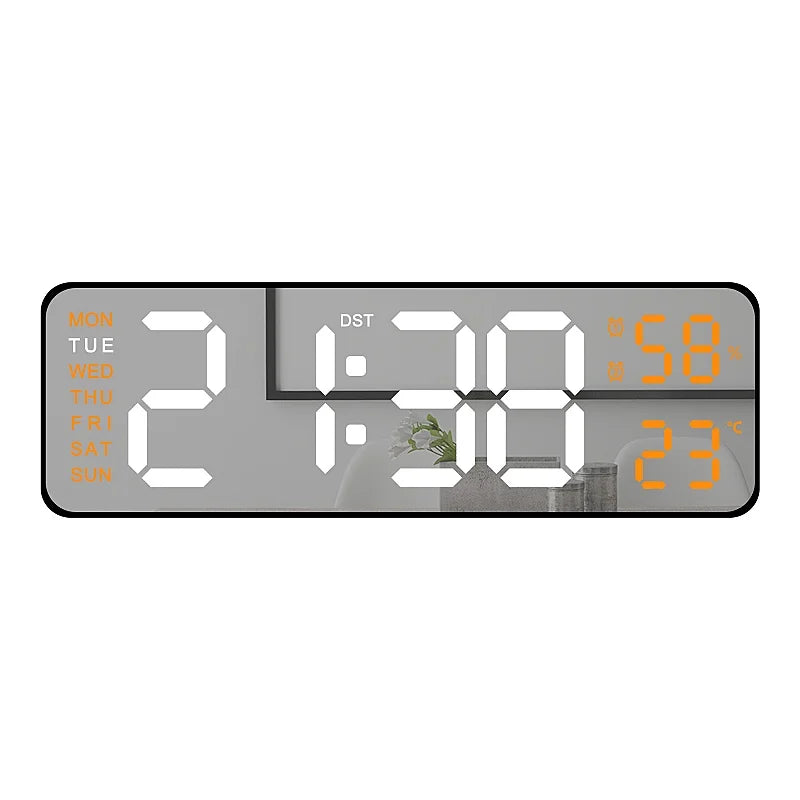9-Zoll digitale LED-Wanduhr
