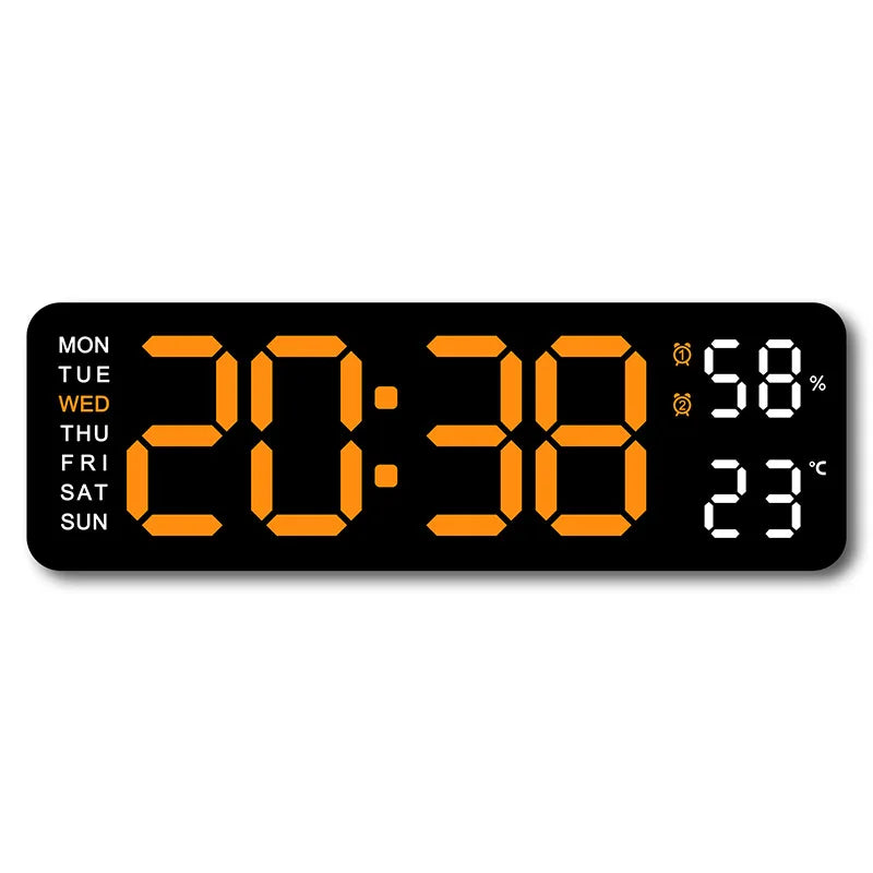 9-Zoll digitale LED-Wanduhr